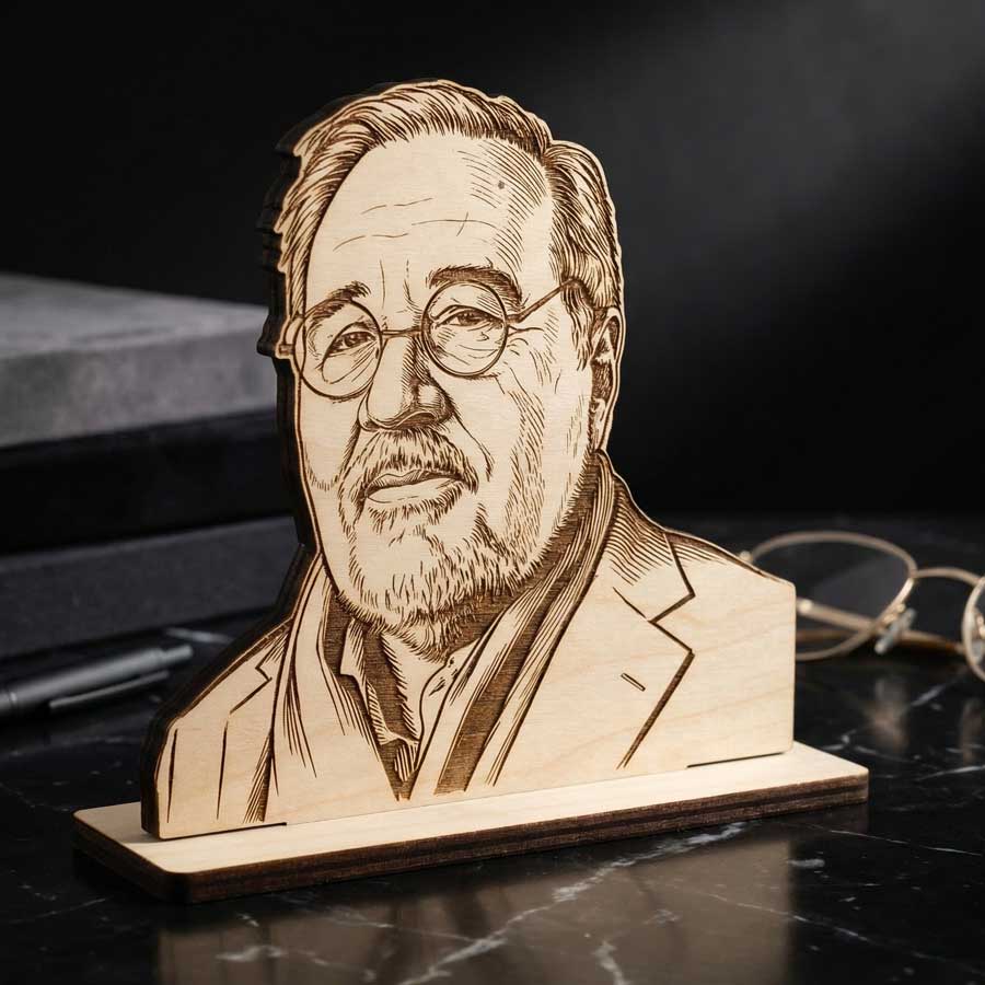 İlber Ortaylı Ahşap Heykel